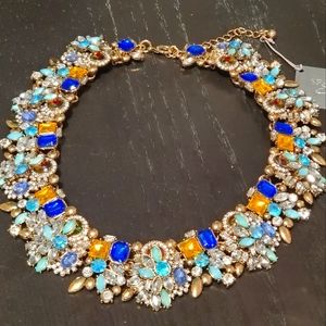 Sparkling Sage Statement Necklace